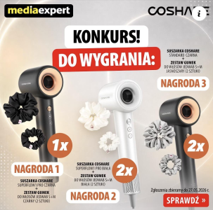 Wygraj suszarkę Coshare w Media Expert
