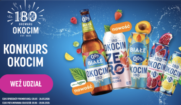Bezalkoholowy konkurs Okocim! Żabka, 18+