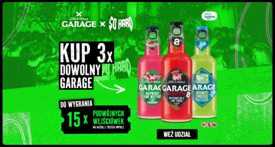Konkurs "Garage So Hard" Żabka, 18+