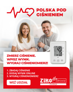 Wygraj jeden ze 100 ciśnieniomierzy - kampania Polska pod Ciśnienem