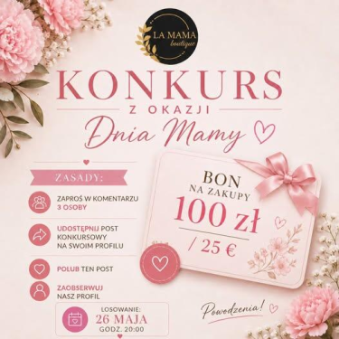 Konkurs z okazji Dnia Mamy
