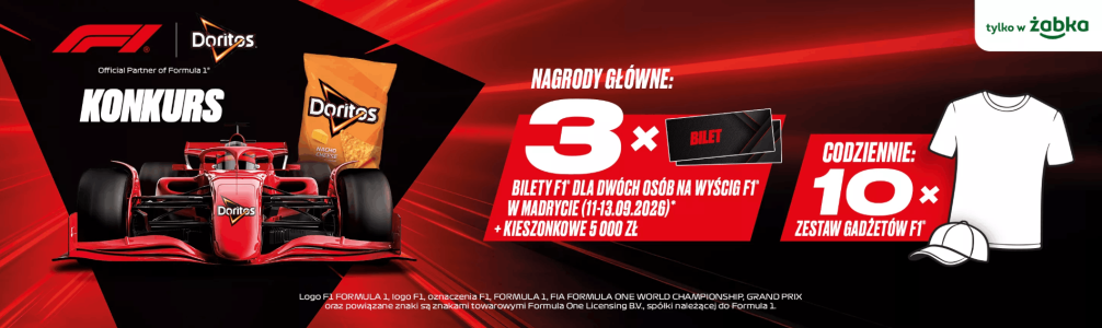 Konkurs "Doritos x F1® Żabka" etapy dzienne