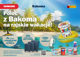 Konkurs "Poleć z Bakomą na rajskie wakacje" Biedronka