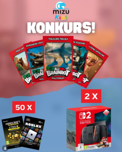 Konkurs "Italian Brainrot" - wygraj Nintendo Switch 2