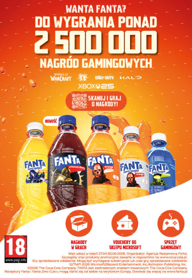 Loteria "Wanta Fanta" do godz. 17:00