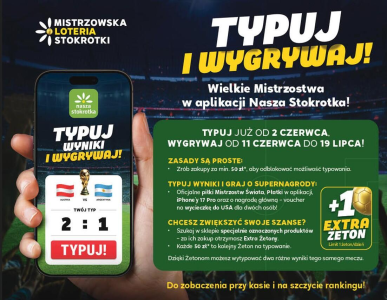 Mistrzowska Loteria Stokrotki! do godz. 20.44.59