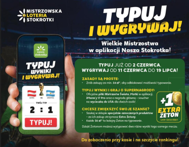 Mistrzowska Loteria Stokrotki! do godz. 20.44.59