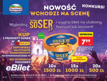 Konkurs "Nowość Na Scenie" Biedronka