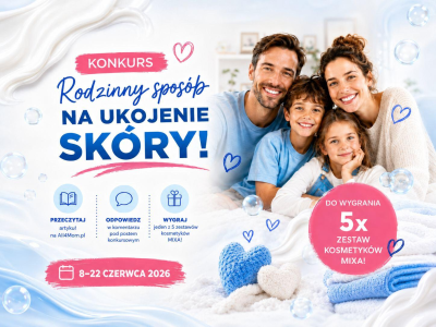 Konkurs "Mixa i All4Mom. Wygraj zestaw kosmetyków"