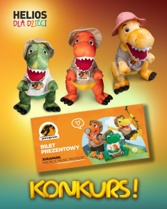 Konkurs "Helios dla dzieci: Wymyślacie dinozaura, takiego jakiego jeszcze świat nie widział"