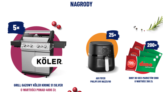 Konkurs "Grilluj i wygrywaj z Turek Camembert" Dino