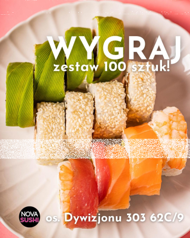 Kraków: Wygraj 100 sztuk sushi