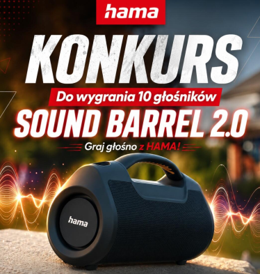 Wygraj głośnik Hama Barrel Sound 2.0