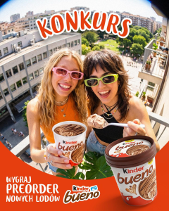 Konkurs "Preorder nowych lodów KINDER Bueno"