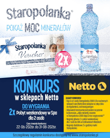 Konkurs "Pokaż Moc Minerałów - Staropolanka" Netto