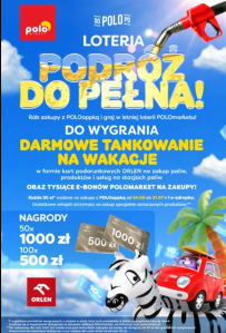 Loteria "POLOmarket Podróż do pełna"