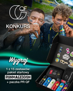 Konkurs "QF x Runmageddon: wygraj pakiet startowy i zapas wody kokosowej"