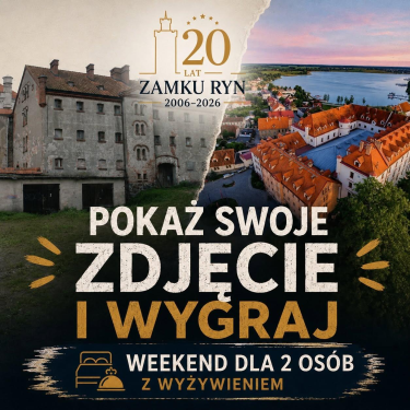 Konkurs z okazji 20-lecia zamku Ryn