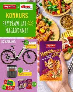 Konkurs "Appetita Przypraw Lato Nagrodami" Dino, do godz. 19:00