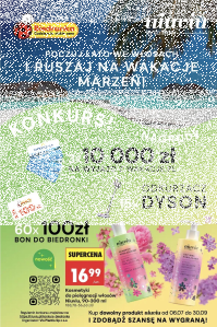 Konkurs "Blossom Time w Biedronce: Wygraj 10 000 zł na wakacje"
