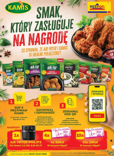 Konkurs "Smak który zasługuje na nagrodę" Hitpol