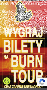 Loteria "BURN TOUR 2026" 18+