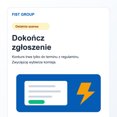 Konkurs ogólnopolski "FIST Group – wygraj pomiary instalacji elektrycznej"