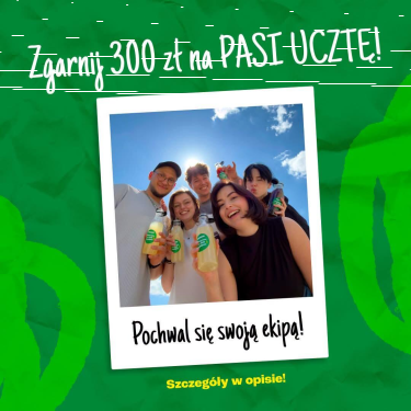 Konkurs "Zgarnij 300 zł na PASI UCZTĘ"