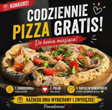 Rzeszów: Konkurs "Codziennie darmowa pizza"