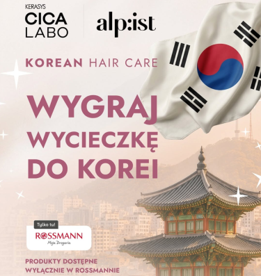 Konkurs "Odkryj Koreę z alp:ist i Cica Labo" Rossmann