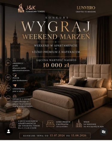 Wygraj weekend w luksusowym apartamencie