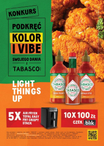 Konkurs "Podkręć kolor i vibe swojego dania z TABASCO"