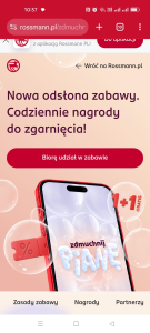 Konkurs "Zdmuchnij pianę i wygraj nagrody" Rossmann