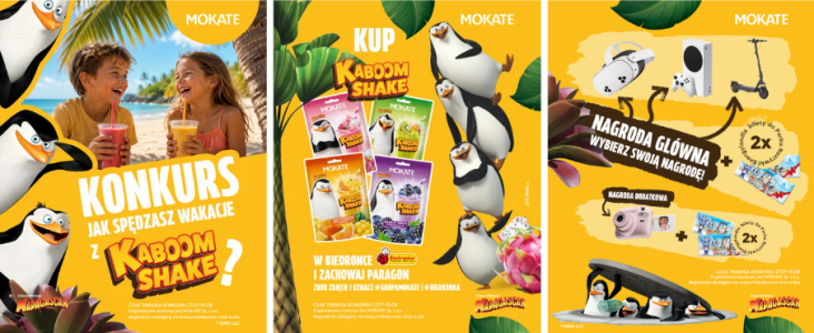 Konkurs "Jak spędzasz wakacje z Kaboom Shake?" Biedronka
