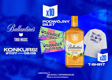 Konkurs festiwalowy "Ballantine's Wisłoujście" 18+