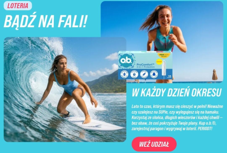 Loteria "Bądź na fali - w każdy dzień okresu"