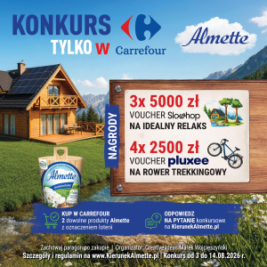 Konkurs "Kierunek Almette" Carrefour