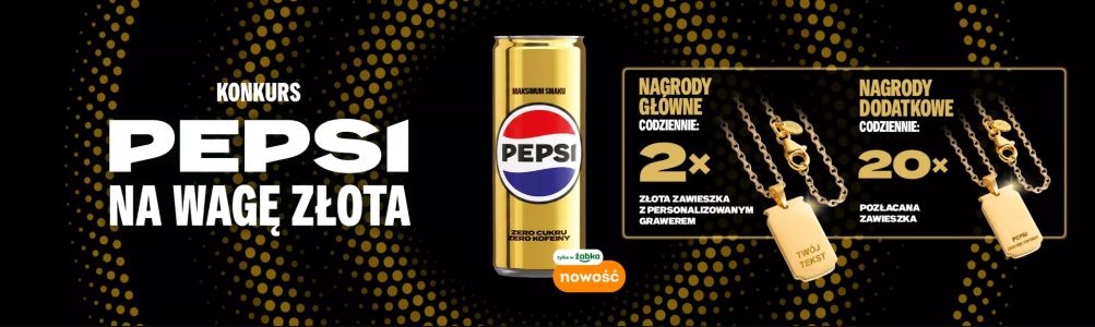 Konkurs Gra "Pepsi na wagę złota" Żabka, etapy dzienne