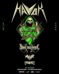 Warszawa: Wygraj bilet na koncert zespołów HAVOK i BLOOD RED THRONE!