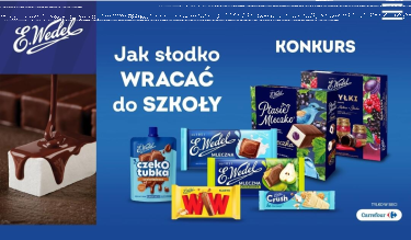 Konkurs "Jak słodko wracać do szkoły" Carrefour