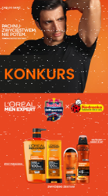 Konkurs "L’Oreal Men Expert Twój codzienny pit stop" Biedronka