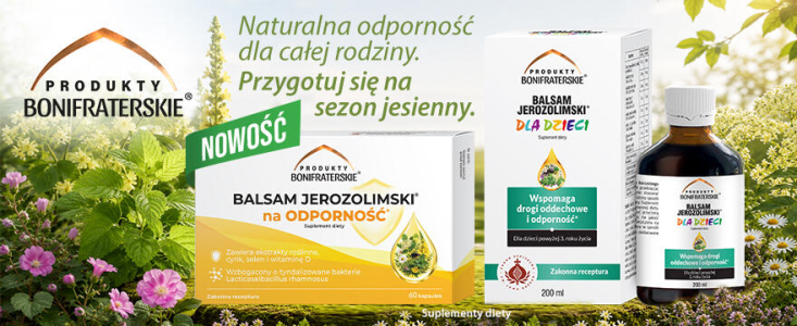 Konkurs "Jak zadbać o odporność i spokój rodziny w nowym roku szkolnym? Przekonaj się sama"