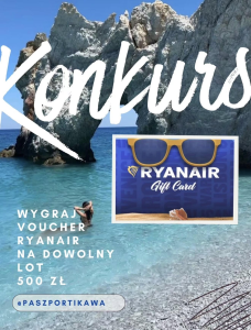 Wygraj voucher Ryanair na dowolny lot 500zł
