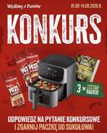 Konkurs aplikacja SokoŁów Okazje "Sokołów Wędliny z Borów"