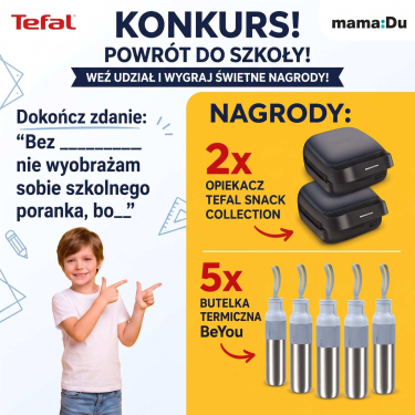 Konkurs "Powrót do szkoły z marką Tefal"