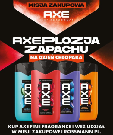 Konkurs "AXEplozja zapachu na Dzień Chłopaka" Rossmann