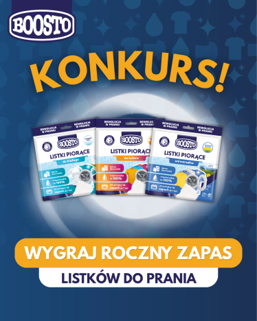 Konkurs "Boosto – ekspert od nowoczesnego prania"