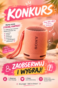 Wygraj głośnik Sony SRS-XB13