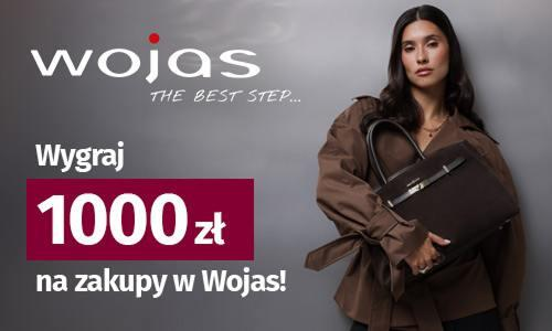 Konkurs "Graj o 1000 zł na zakupy w Wojas" do godz. 9:00