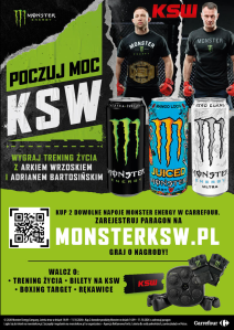 Loteria "Monster KSW" Carrefour, 18+